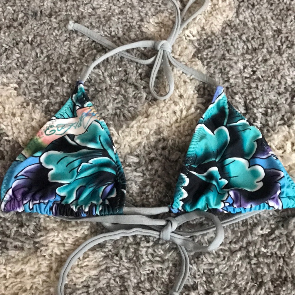 Ed hardy womens swim top